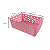 CESTO PREMIUM EMPILHAVEL - ROSA - Imagem 2