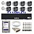 Kit CFTV 8 Câmeras FullHD DVR Intelbras 1208-C HD 500Gb Cabos e Conectores - Imagem 2