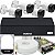 Kit CFTV 4 Câmeras FullHD DVR Intelbras 1204-C HD 500Gb Cabos e Conectores - Imagem 1