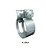Abraçadeira Mangote pesado 32 mm Galvanizdo - 73 - 81 - KORAX - Imagem 1