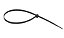 Abraçadeira Nylon Preta 200mm x 4,8mm 100 peças Nove54 - Imagem 1