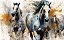 Quadro Decorativo Cavalos 1189 - Imagem 1