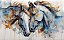 Quadro Decorativo Cavalos 1191 - Imagem 1