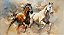 Quadro Decorativo Cavalos 1196 - Imagem 1