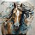 Quadro Decorativo Cavalos 1204 - Imagem 1