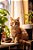 Quadro Decorativo Gatos 2116 - Imagem 1
