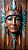 Quadro Decorativo Indigenas 2204 - Imagem 1