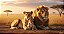 Quadro Decorativo Leões 2334 - Imagem 1