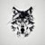 Quadro Decorativo Lobos 2497 - Imagem 1