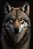 Quadro Decorativo Lobos 2508 - Imagem 1