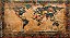 Quadro Decorativo Mapa Mundi 3045 - Imagem 1