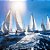 Quadro Decorativo Barcos e Canoas 3139 - Imagem 1
