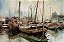 Quadro Decorativo Barcos e Canoas 3287 - Imagem 1