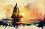 Quadro Decorativo Barcos e Canoas 3302 - Imagem 1