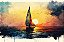 Quadro Decorativo Barcos e Canoas 3307 - Imagem 1
