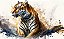 Quadro Decorativo Tigres 4074 - Imagem 1