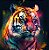 Quadro Decorativo Tigres 4077 - Imagem 1