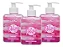 Kit 3 Blow Girl Hot Flowers Morango Com Creme Comestível 320 mL - Imagem 1