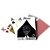 Baralho Premium Fournier Poker 2800 Index Jumbo PRO Preto - Imagem 2