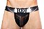 Cueca Jockstrap Semi Transparente Preta J19 - Imagem 1