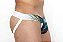 Cueca Jockstrap Estampada com Elástico Branco-J8 - Imagem 2