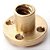 Castanha em Bronze com flange Tr14 - Imagem 1
