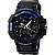 Relógio Masculino Skmei Anadigi 1040 Preto e Azul - Imagem 1