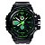 Relógio Masculino Skmei Anadigi 0990 Preto e Verde - Imagem 1
