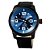 Relógio Masculino Curren Analógico 8180 Preto e  Azul - Imagem 1