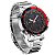 Relógio Masculino Weide Anadigi WH-5203 Prata e Vermelho - Imagem 2
