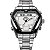 Relógio Masculino Weide Anadigi WH-1102 Prata e Branco - Imagem 1