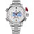 Relógio Masculino Weide Anadigi WH-6402 Branco - Imagem 2