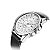 Relógio Masculino Curren Analógico 8123 Prata e Branco - Imagem 2