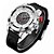 Relógio Masculino Weide Anadigi WH6301 Preto e Branco - Imagem 2