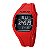 Relógio Feminino Tuguir Digital TG1801 - Vermelho e Preto - Imagem 1