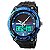 Relógio Masculino Skmei Anadigi 1049 Preto e Azul - Imagem 2