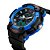 Relógio Masculino Weide AnaDigi WA3J8008 - Preto e Azul - Imagem 3