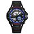 Relógio Masculino Weide AnaDigi WA3J8010 - Preto e Azul - Imagem 1