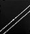 CORRENTE 3MM ELO 3X1 70CM EM PRATA 925 - Imagem 5