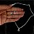 CONJUNTO COLAR E BRINCO PONTO DE LUZ LUXO FEMININO EM PRATA 925 - Imagem 1