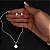CONJUNTO COLAR E BRINCO TREVO FEMININO EM PRATA 925 - Imagem 1