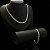 CONJUNTO MASCULINO CORRENTE 60CM E PULSEIRA GRUMET 5,5MM EM PRATA 925 - Imagem 1