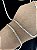 KIT CORRENTE 3MM ELO DUPLO GRUMET 60CM E PULSEIRA EM PRATA 925 - Imagem 1