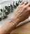 PULSEIRA PONTO DE LUZ GOTAS EM PRATA 925 - Imagem 1