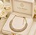 Aro Luxo Bella Cravejado Banhado a Ouro 18k - Imagem 1
