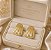 Brinco Maxi Loren Liso Banhado a Ouro 18k - Imagem 1