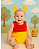 Romper bebê Inspiração Ursinho Pooh - Imagem 1
