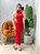 Vestido Midi em Malha Romantic Frente Única e Gola Chocker - Imagem 4