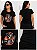 Camiseta Baby look caveira - Imagem 1