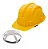 Capacete de Segurança Plastcor PLT Amarelo com Carneira | CA 31469 - Imagem 2